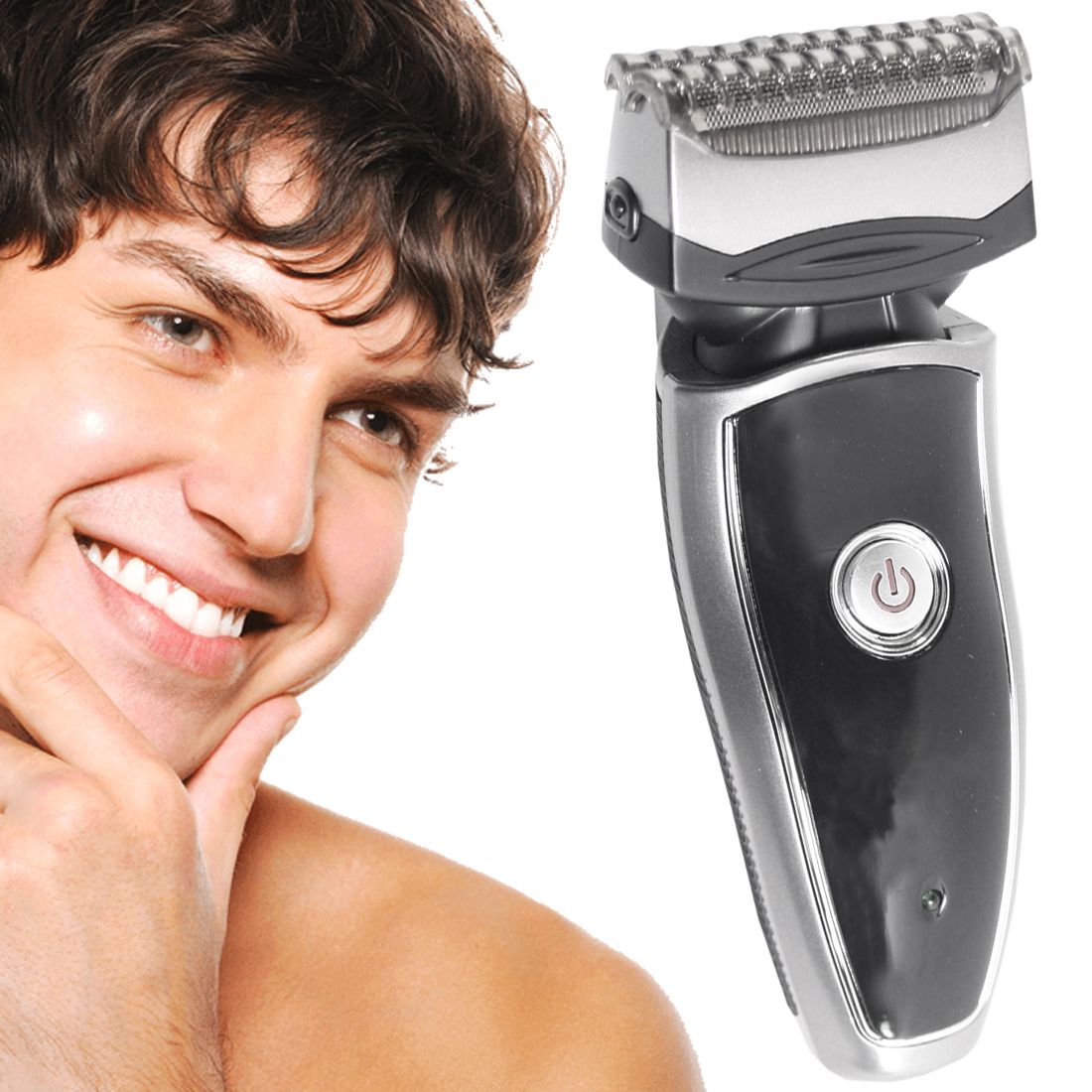 SJ Rechargeable Double Bladed Hair Shaver with Trimmer