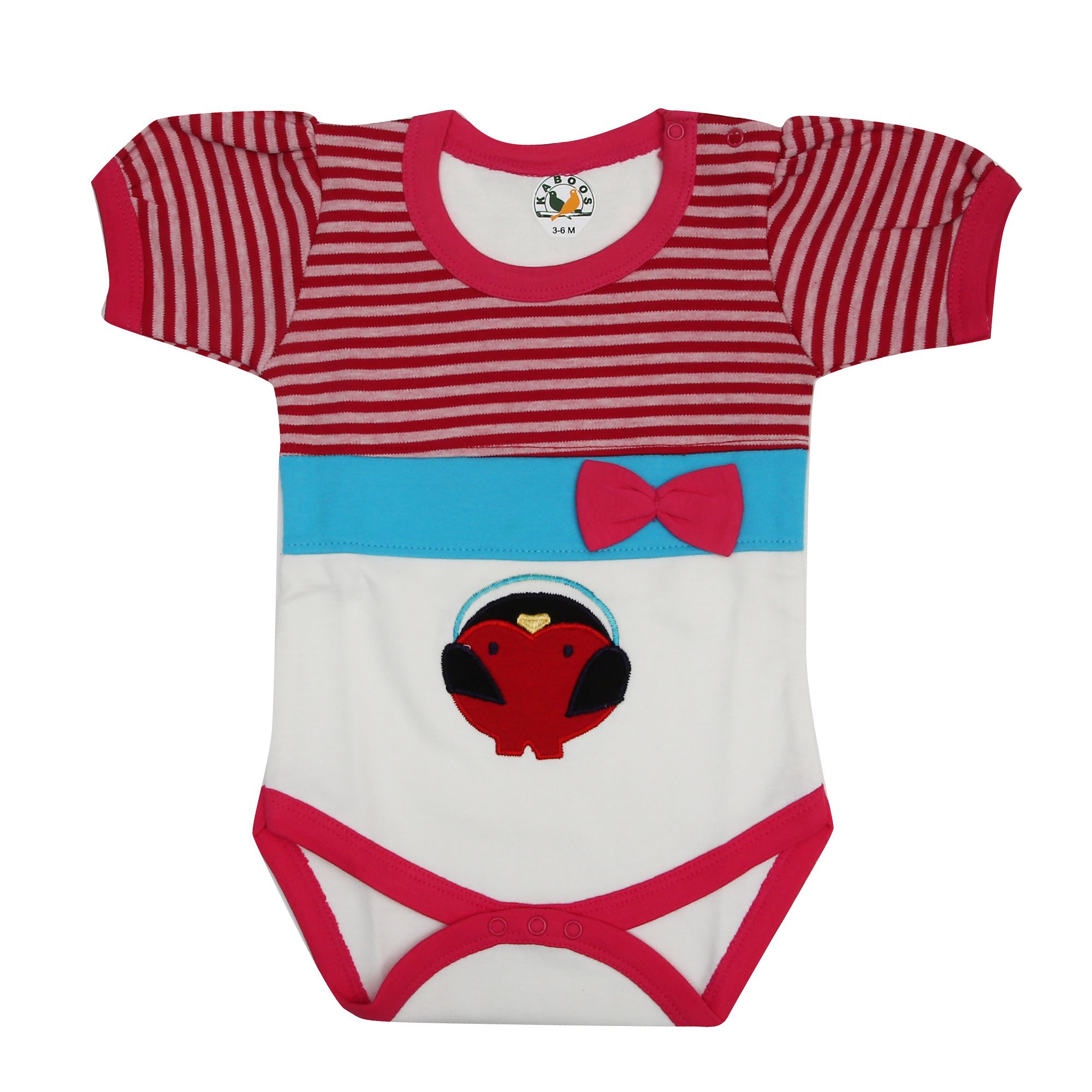    			Multicoloured Romper for Baby Girl's