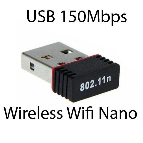     			Ranz Mini USB 150Mbps 802.11n Wireless Wifi Nano WAN Network Card Dongle Adapter- External USB Wifi Antenna