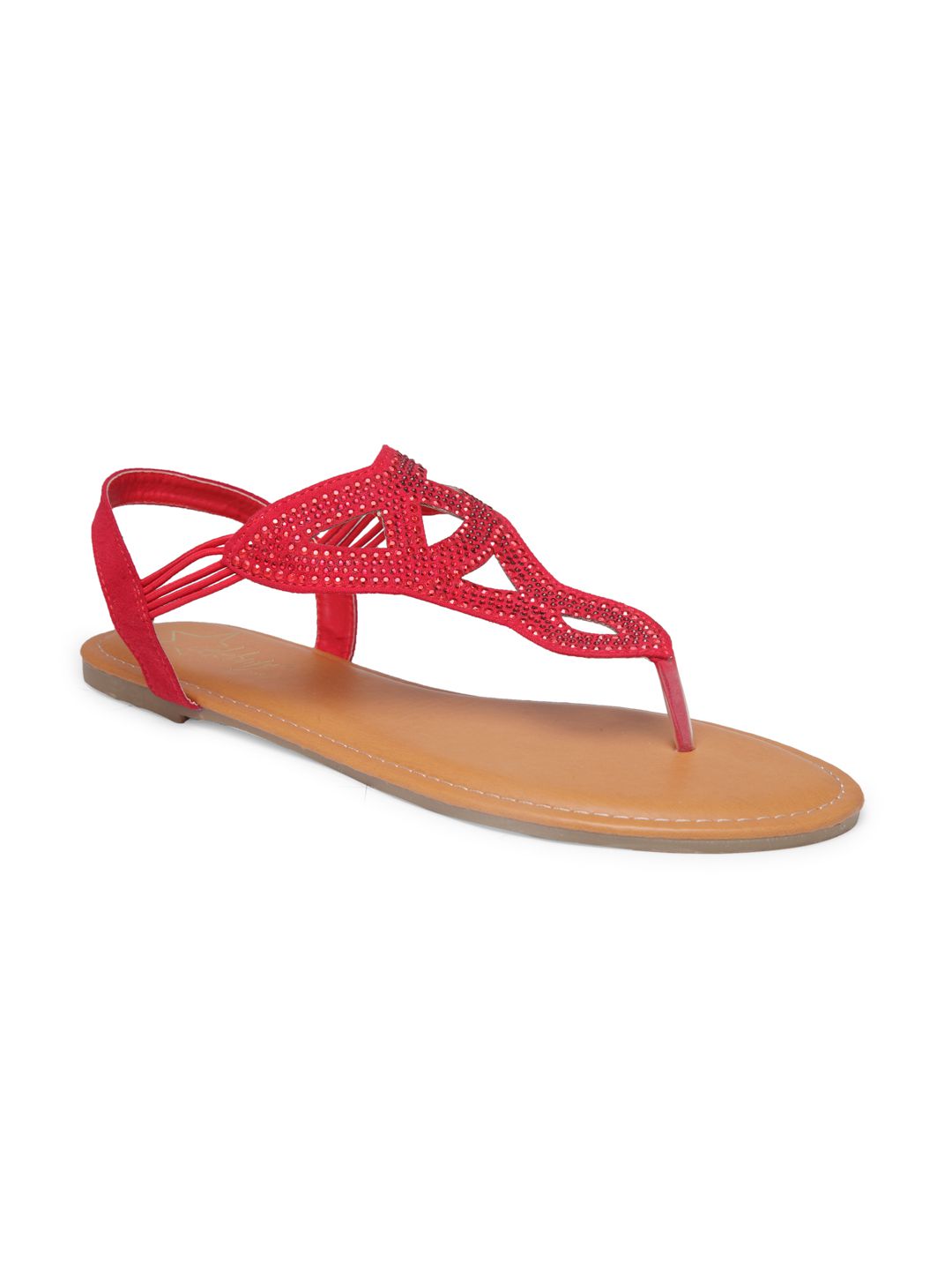 London Rag Red Floater Sandals Price in India- Buy London Rag Red ...
