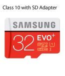 Samsung EVO Plus Class 10 UHS-1 32GB MicroSDHC 95MB/S Memory Card with SD Adapter