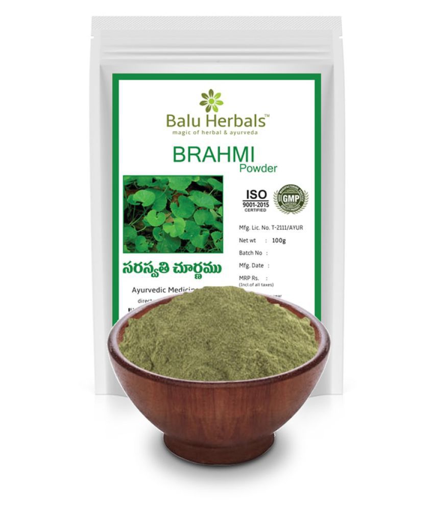     			Balu Herbals Brahmi (Saraswathi) Powder 100G Powder 100 gm