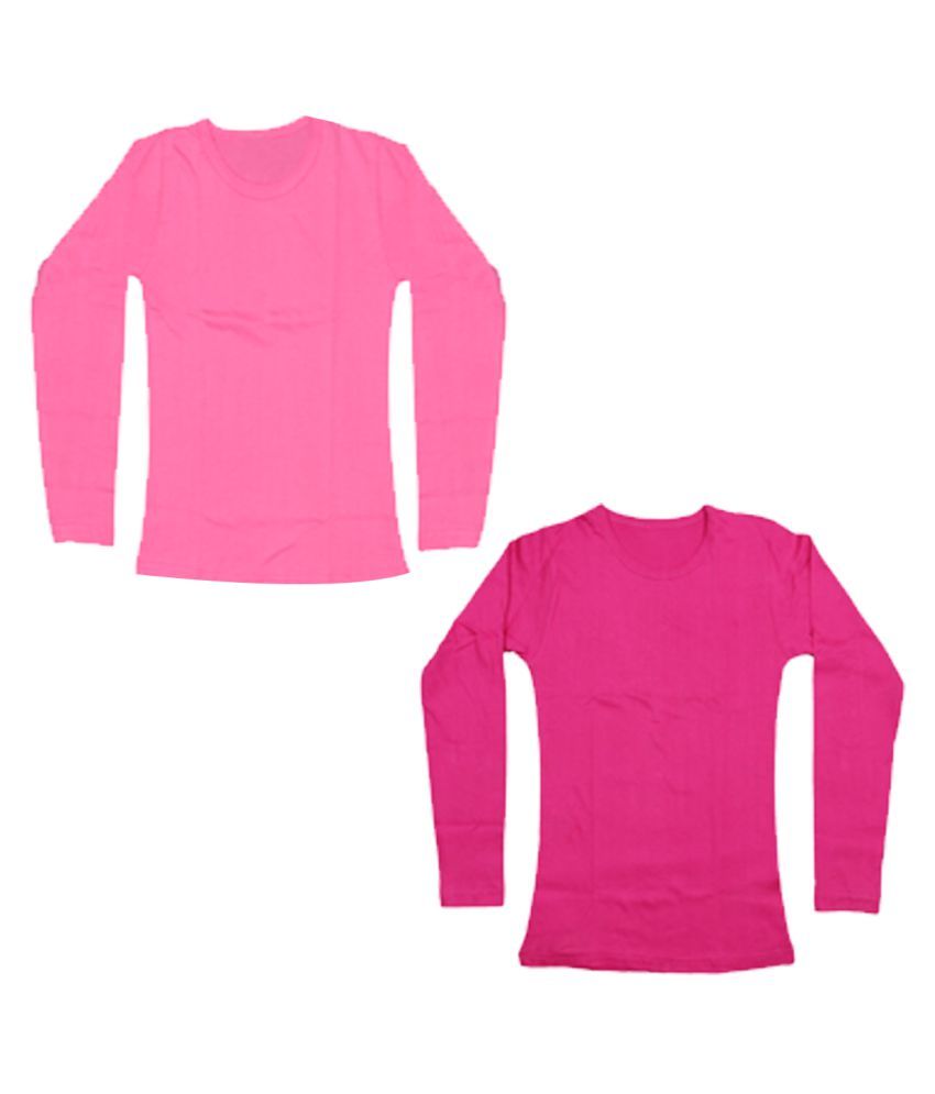 plain full sleeve t shirt for girl