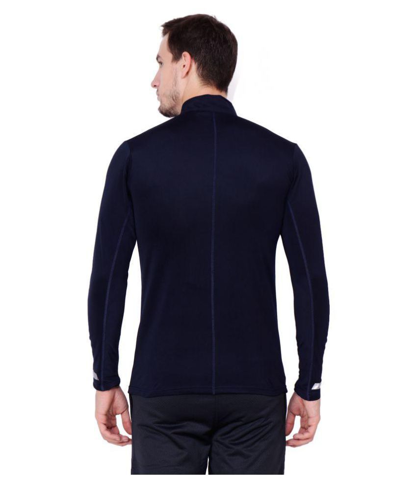 navy blue lycra shirt