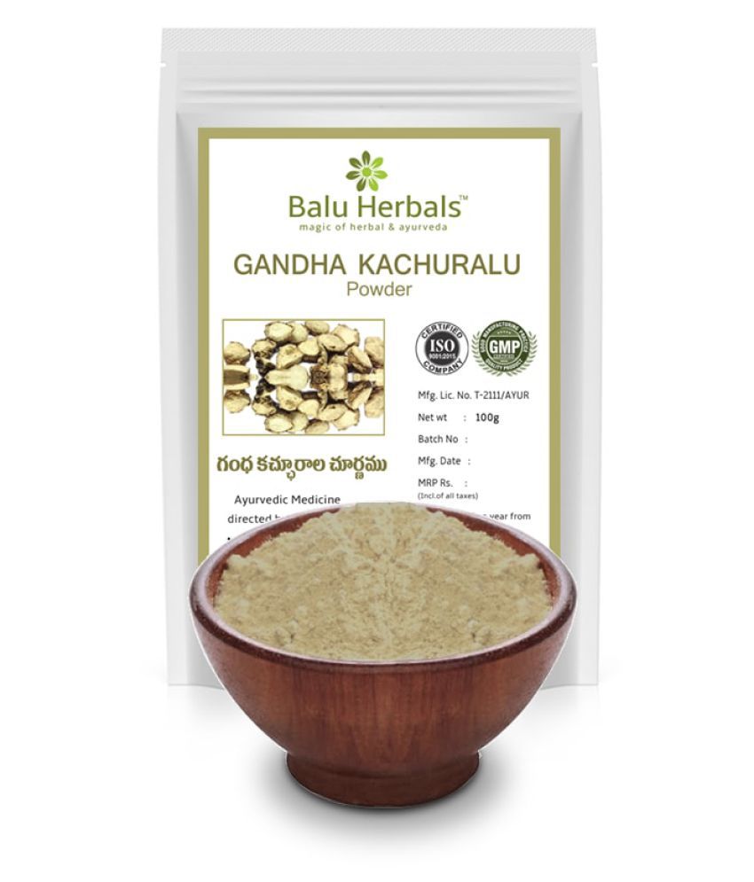     			Balu Herbals Gandha Kachuralu Powder 100G Powder 100 gm