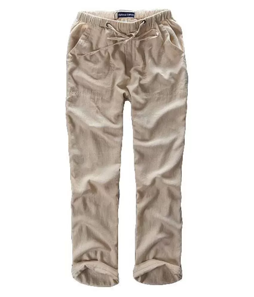Men Linen Pants Casual Beach Trousers 6 Colors | Fruugo QA