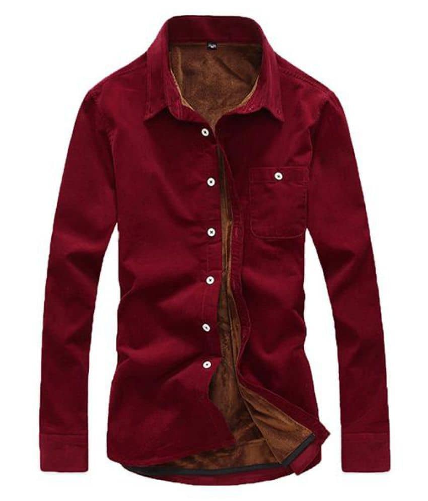 Corduroy Velvet Liner Thick Warm Autumn Winter Long Sleeve Slim Men Shirt  S-3XL - Buy Corduroy Velvet Liner Thick Warm Autumn Winter Long Sleeve Slim Men  Shirt S-3XL Online at Low Price -