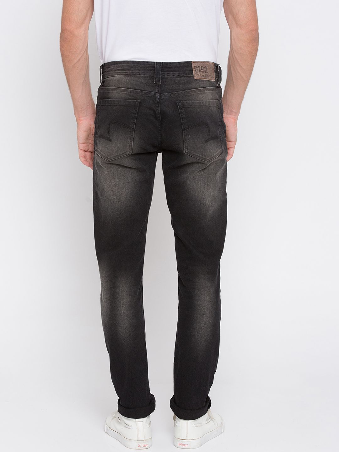 spykar black jeans