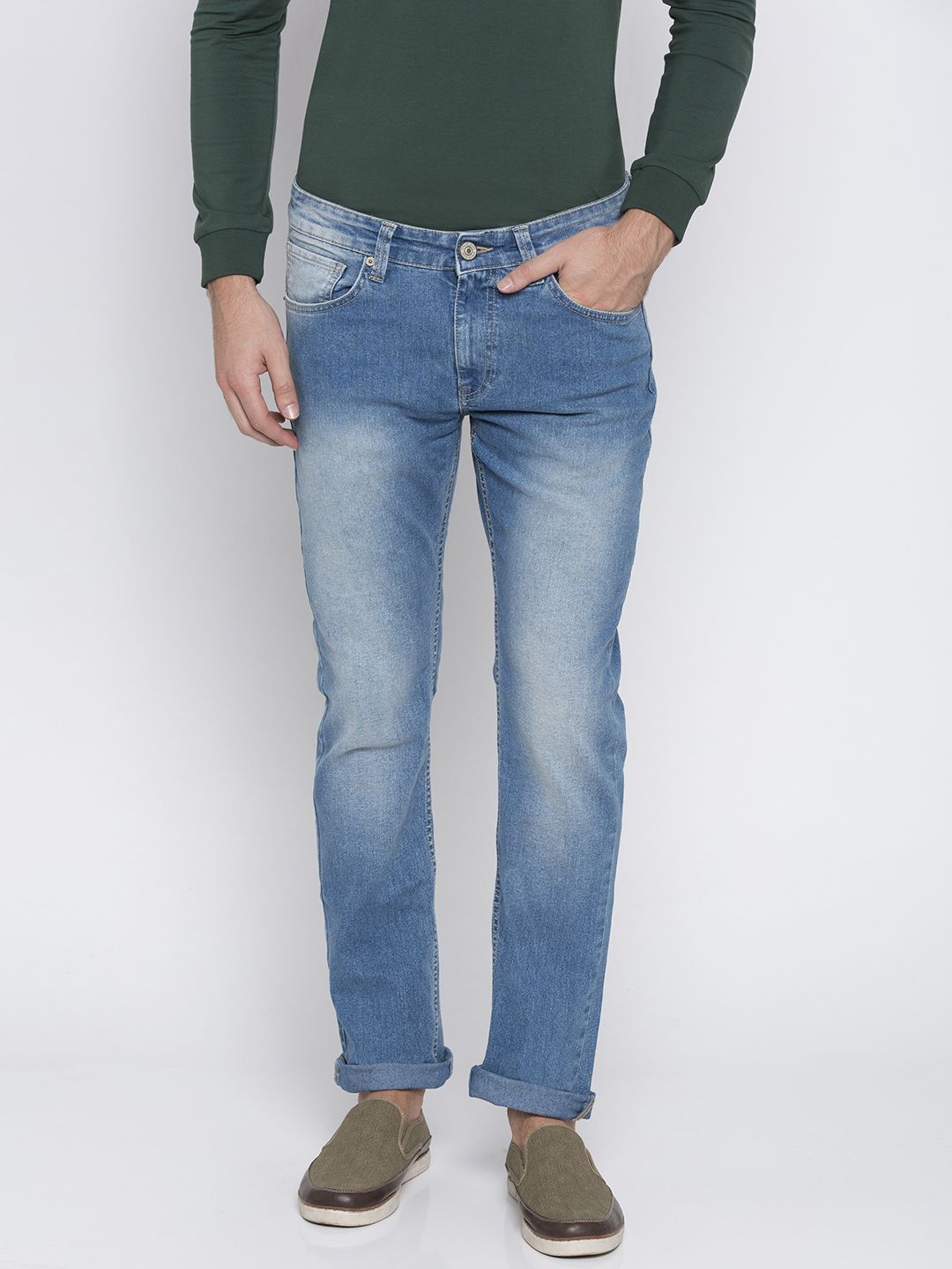 spykar slim men blue jeans