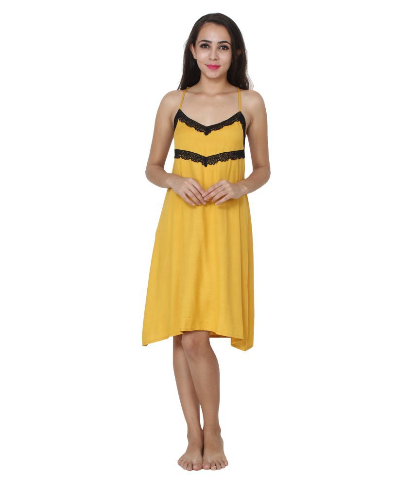 yellow fit and flare