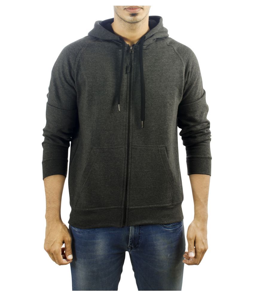 black hooded sweater mens