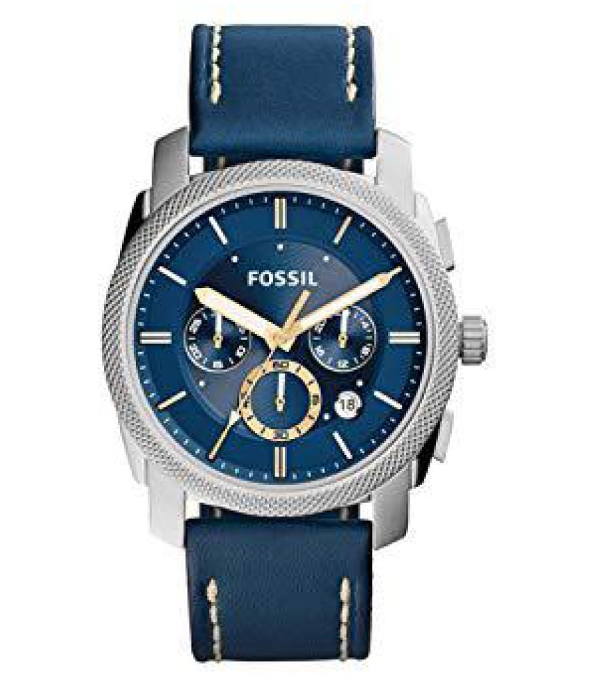 Buy Ticker FS5855 Leather Analog 