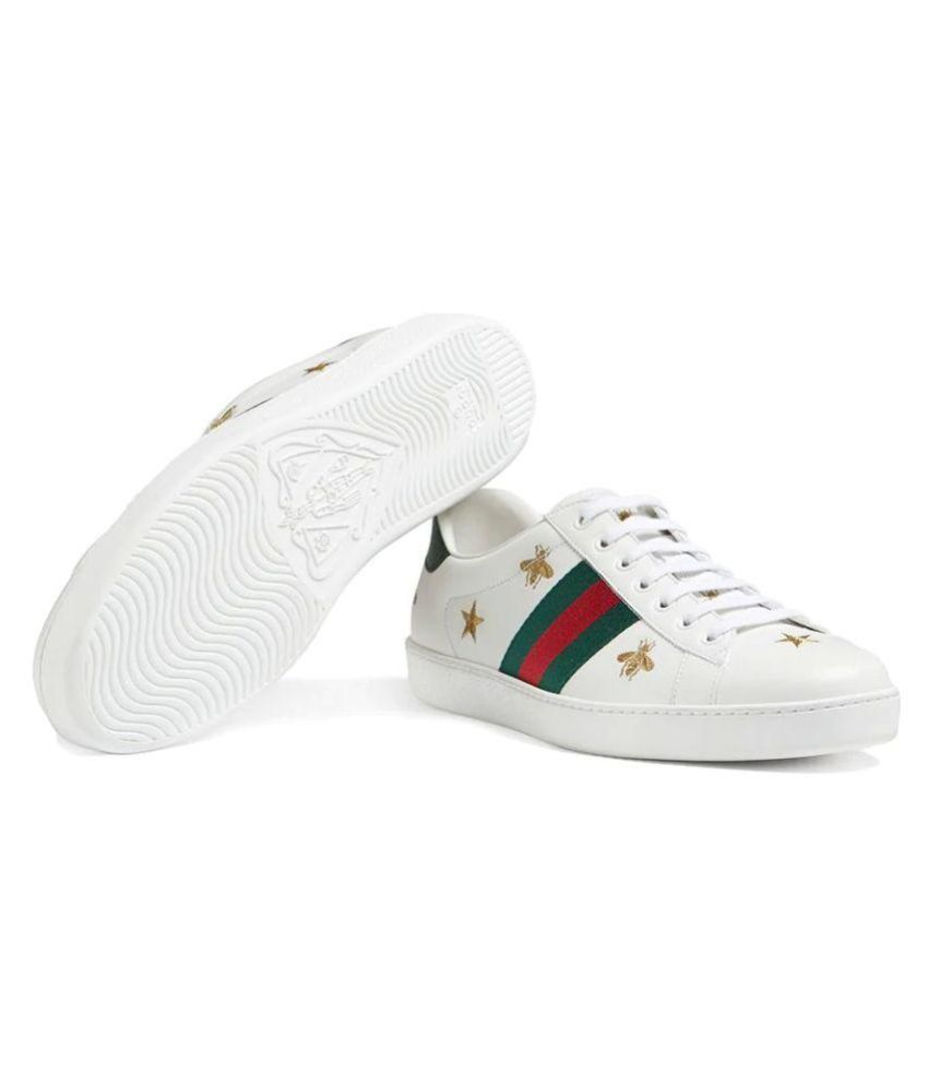 Gucci White Casual Shoes Price in India Buy Gucci White