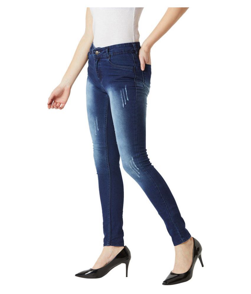 Miss Chase Cotton Jeans - Blue - Buy Miss Chase Cotton Jeans - Blue ...