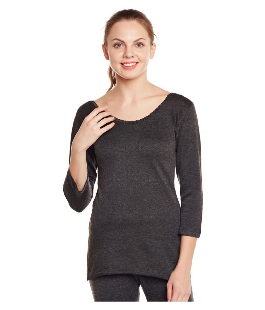     			Trendygal Cotton Blend Topwear - Black