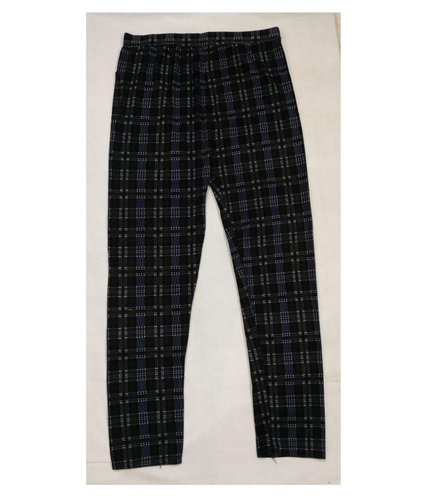 black cotton jeggings