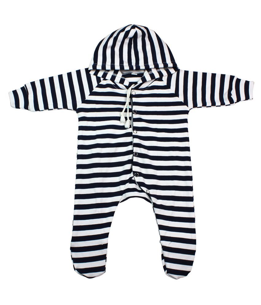 navy blue romper baby girl