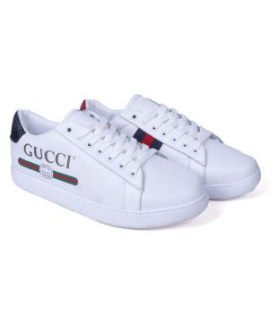 gucci shoes in white
