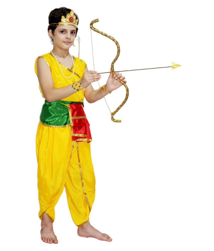     			Kaku Fancy Dresses Ram Costume of Ramleela/Dussehra/Mythological Character For Kids Annual function/Theme Party/Competition/Stage Shows Dress