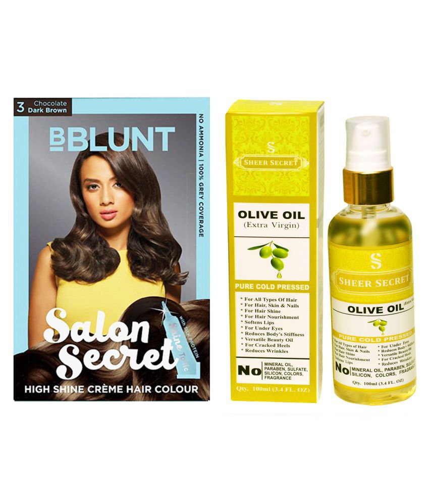 SHEER SECRET BBLUNT HAIR COLOUR 210 ml Pack of 2: Buy SHEER SECRET BBLUNT  HAIR COLOUR 210 ml Pack of 2 at Best Prices in India - Snapdeal