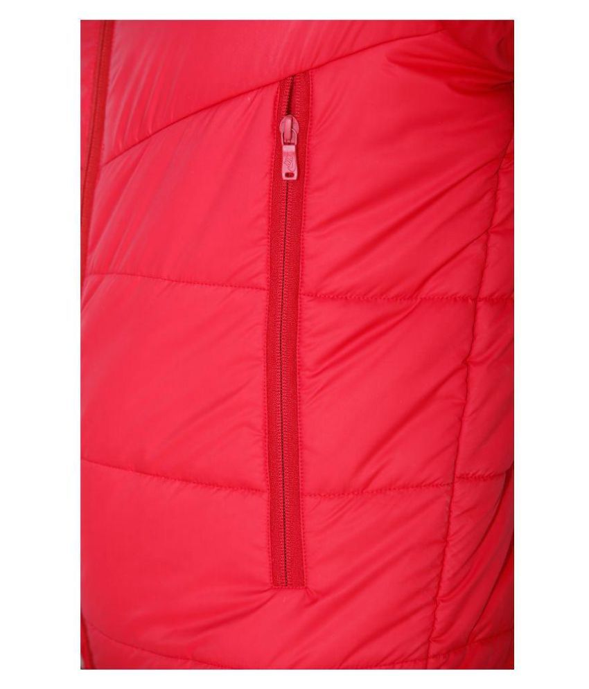 nike red fleece jacket