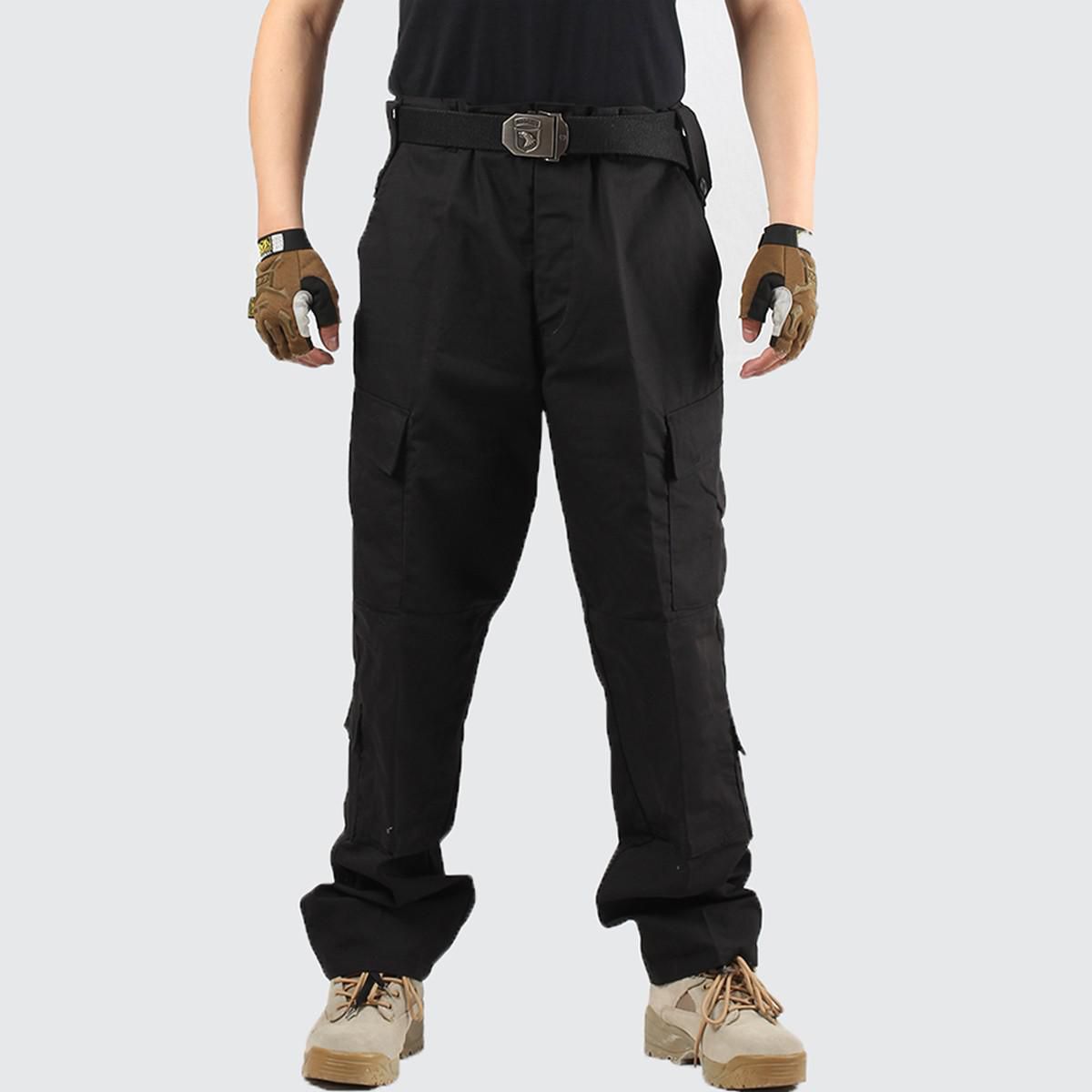 Funky Mens Kids Army Combat Work Trousers Pants Combats Cargo Pockets Heavy Duty