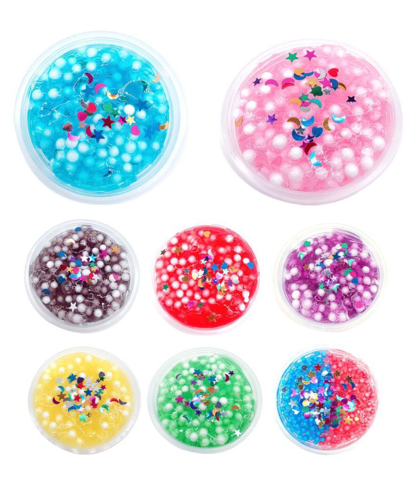 Foam Beads Crystal Mud Clay Slime Putty Plasticine Sludge Stress Relief ...