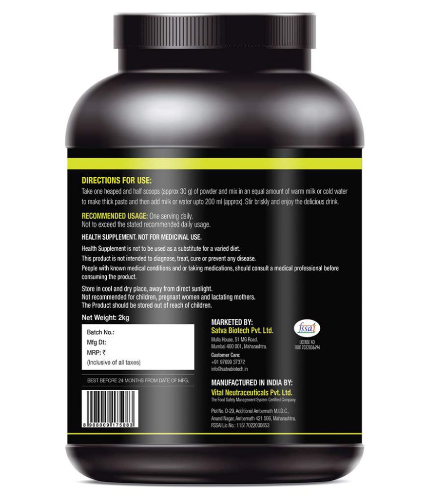 Fitwhey whey protein powder supplement-Vanilla 2 kg: Buy Fitwhey whey