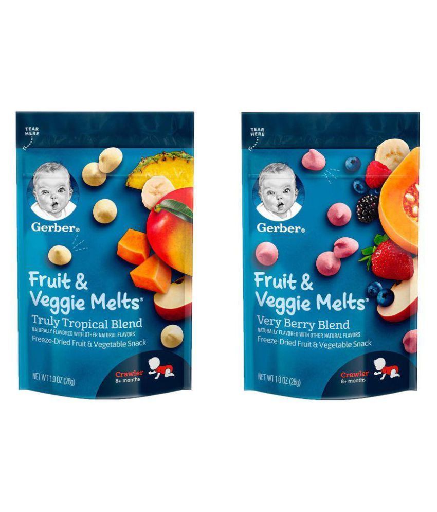 Gerber Assorted Flavour Snack Foods for 6 Months + ( 56 gm ): Buy