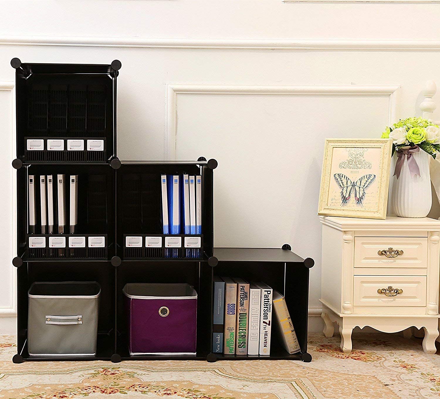 6Cube DIY Shoe Rack by House of Quirk Storage Drawer Unit