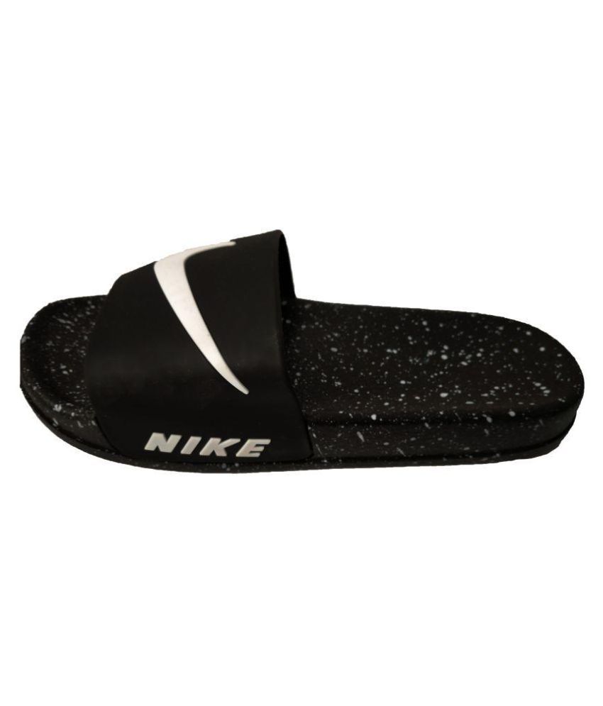Nike Black Slide Flip flop Price in India- Buy Nike Black Slide Flip flop Online at Snapdeal