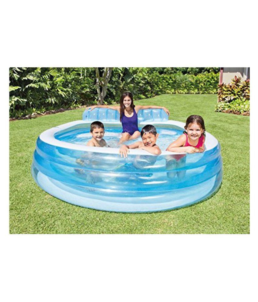 intex pool with bench seat