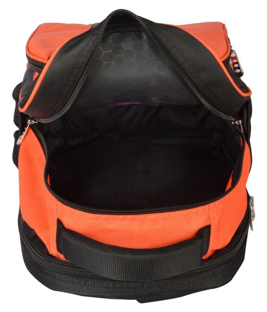 orange computer bag