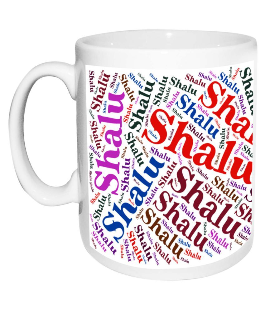 Shalu Name white MugBirthday 