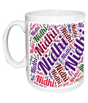 Nidhi Name White Mugbirthday Anniversary Gift Buy Online At Best Price In India Snapdeal