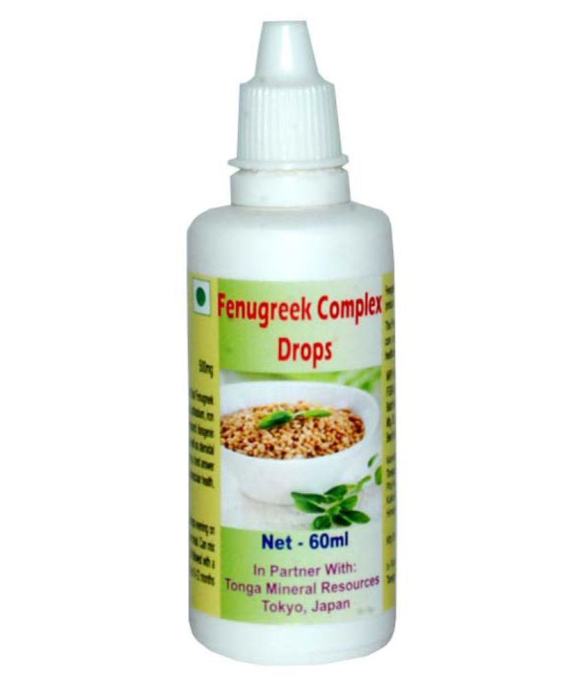 Tonga Herbs Fenugreek Complex Drops (Buy Any Supplement Get The Same 60ml Drops Free) 60 ml Minerals Syrup