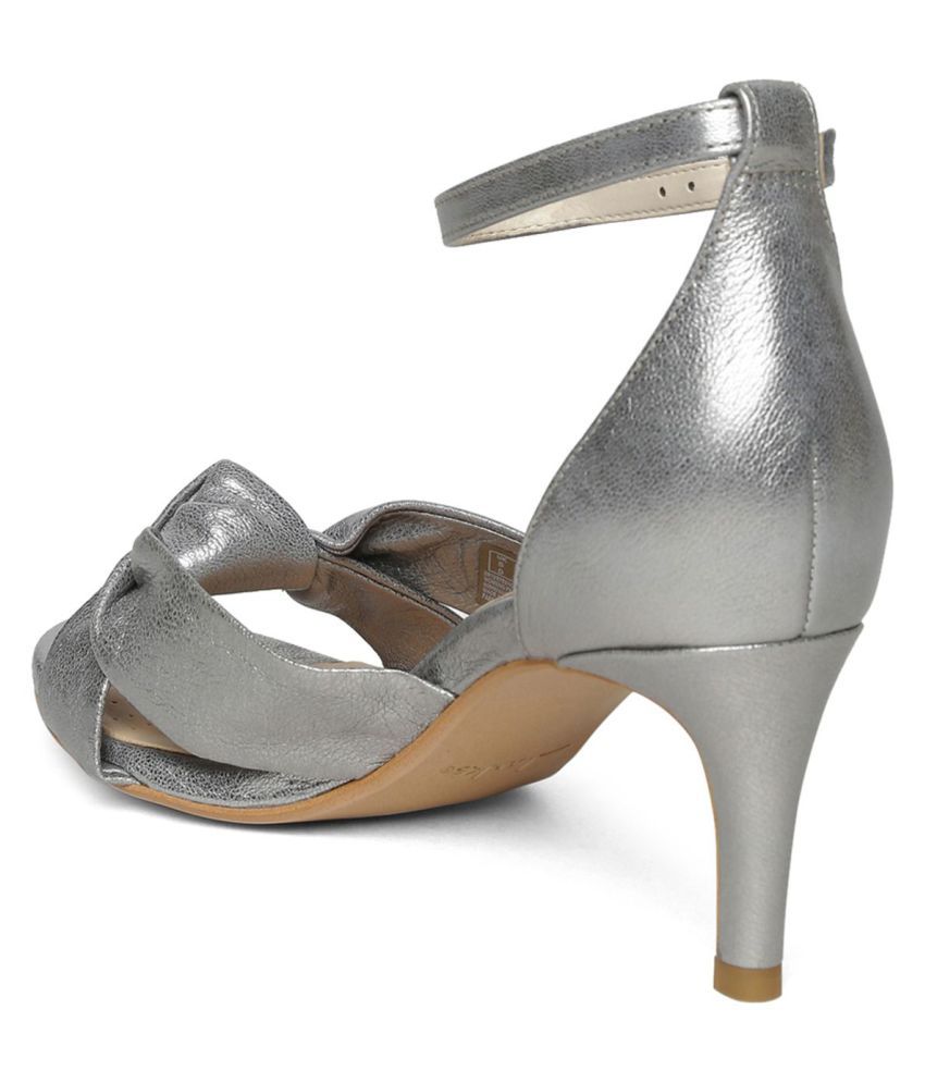 Clarks Silver Stiletto Heels Price in India Buy Clarks Silver Stiletto