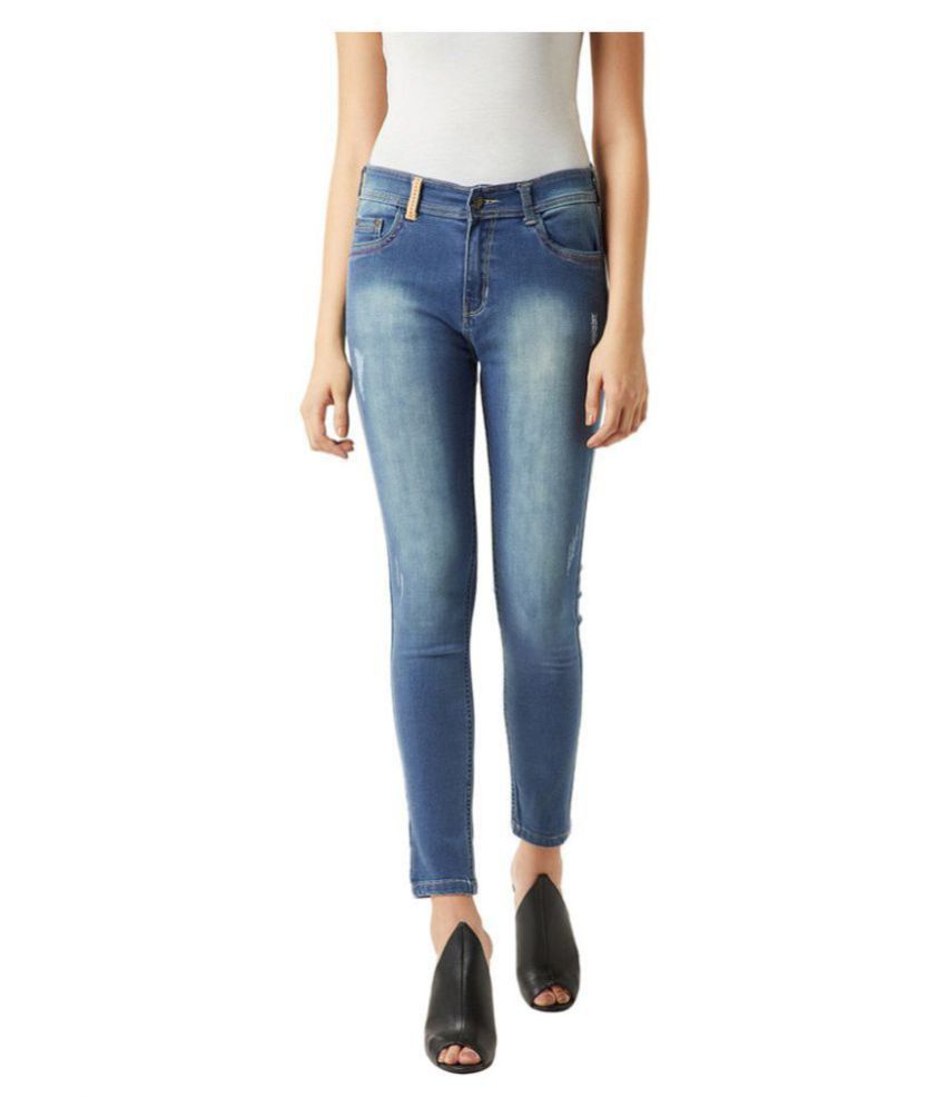     			Miss Chase Cotton Jeans - Blue