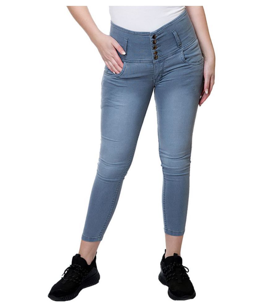 Stanvee Denim Jeans - Grey - Buy Stanvee Denim Jeans - Grey Online at ...