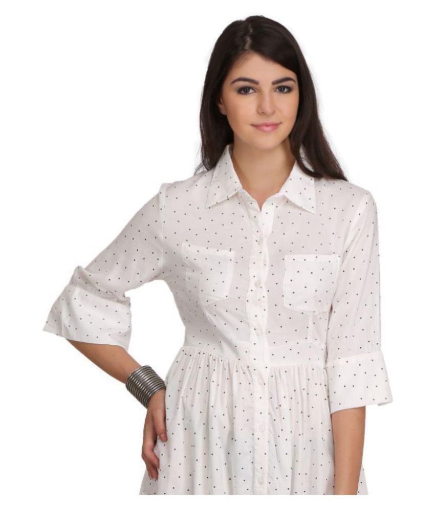 rayon white shirt