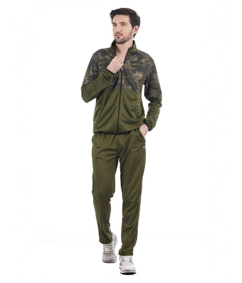 puma olive green tracksuit