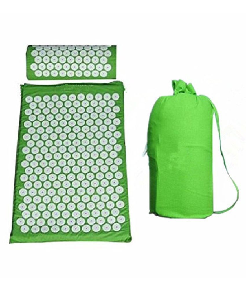 Wowobjects 1pc Acupressure Mat Head Neck Back Foot Massager With