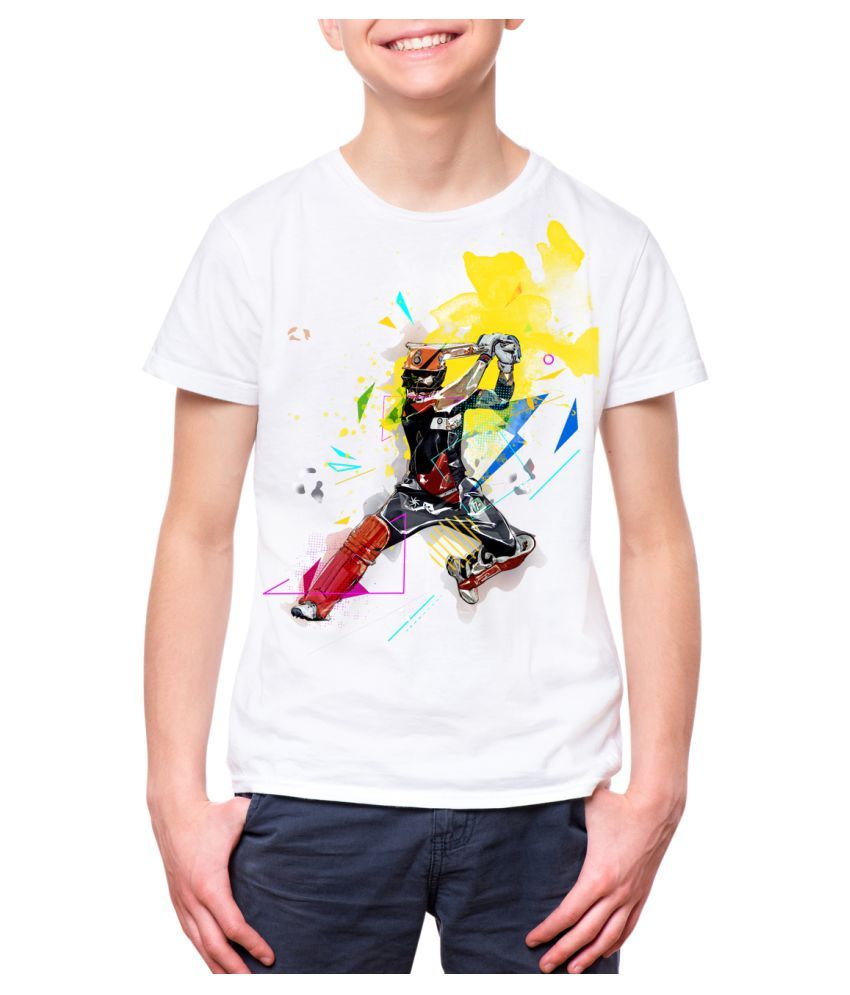 cricket printed t shirt