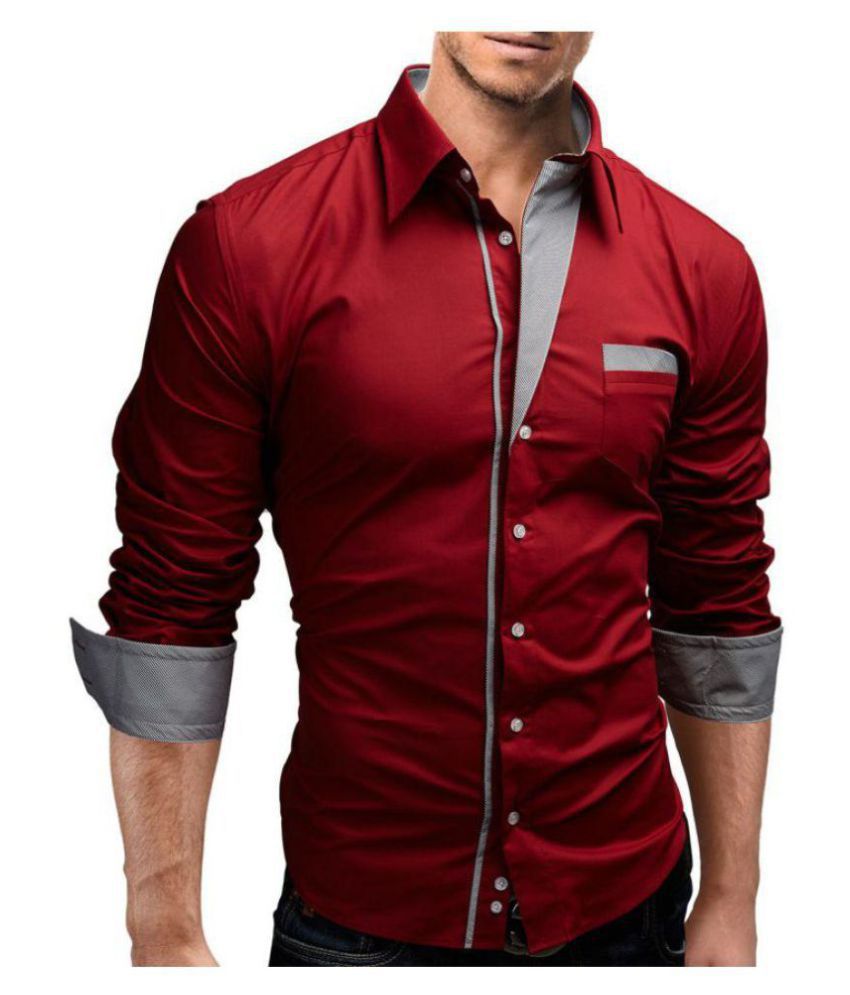 Ud Fabic Satin Shirt - Buy Ud Fabic Satin Shirt Online at Best Prices ...