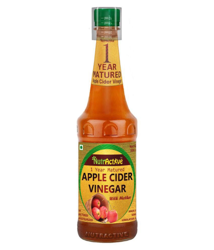    			NutrActive Natural Apple Cider Vinegar for Overall Well Being 480 ml Fruit Single Pack