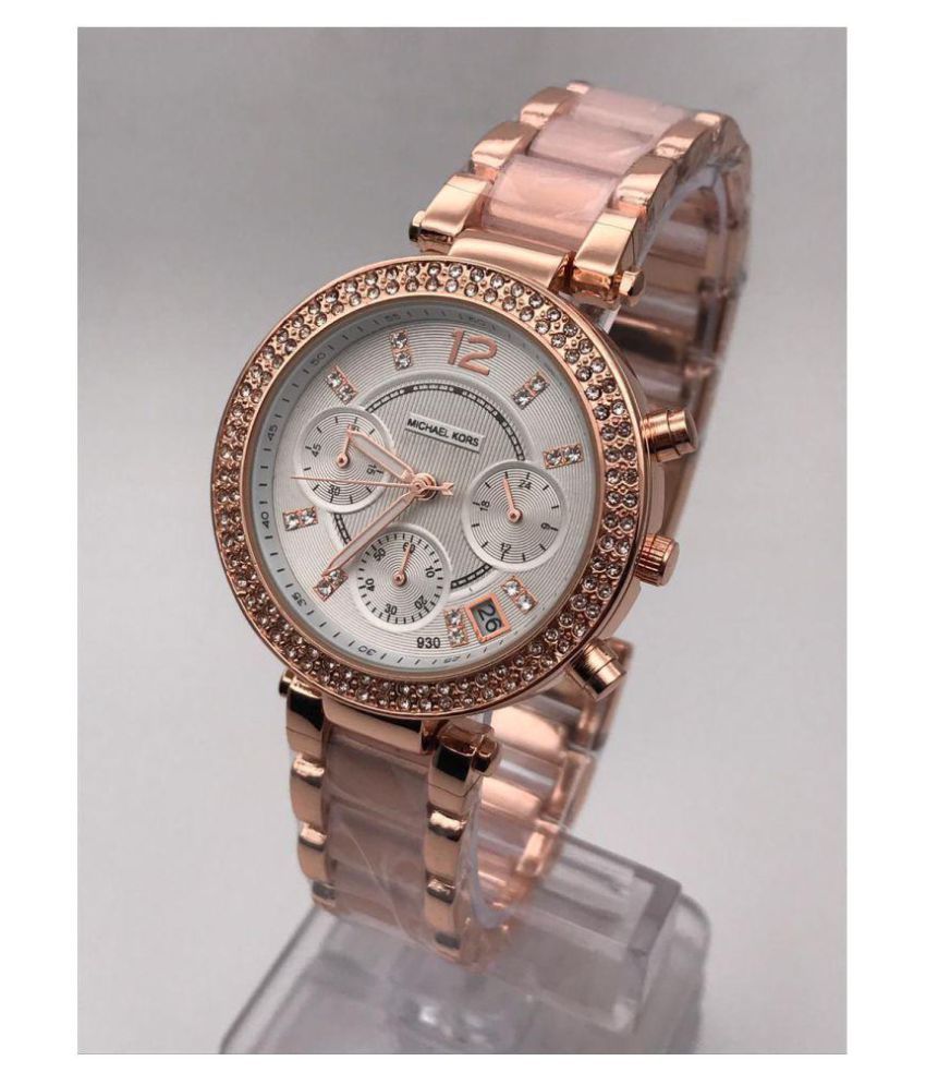 Michael Kors Watches Metal Round Womens Watch Price in India: Buy Michael  Kors Watches Metal Round Womens Watch Online at Snapdeal