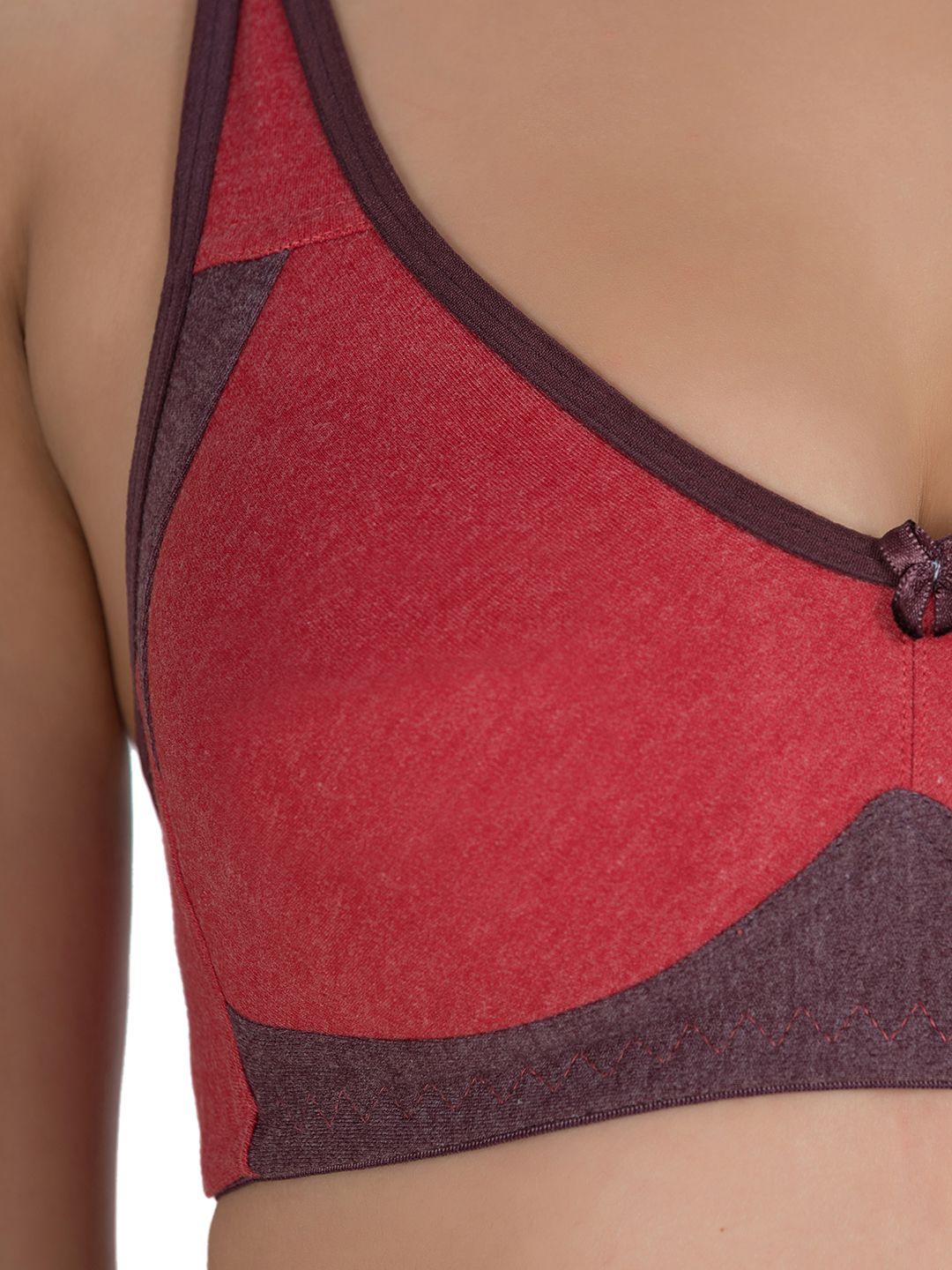     			Clovia Cotton T-Shirt Bra - Red