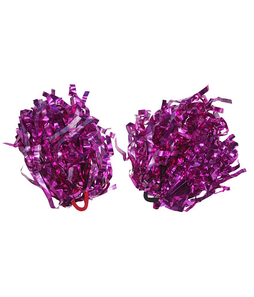     			Kaku Fancy Dresses 1 Pair Cheerleading Pompom Use For Kids Dance Party/School Annual Function/Special Event/Cricket Dance/Birthday Party