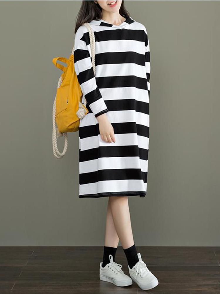 Buy Casual Women Long Sleeve Striped 