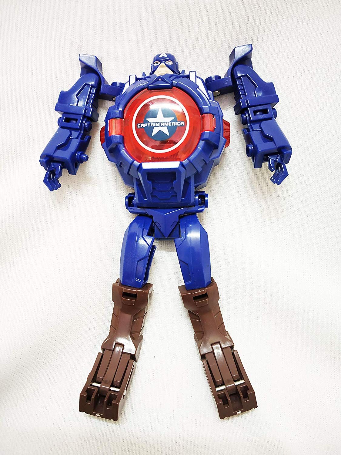 Hanumex Captain  America  Transformer Robot  Toy Convert to 